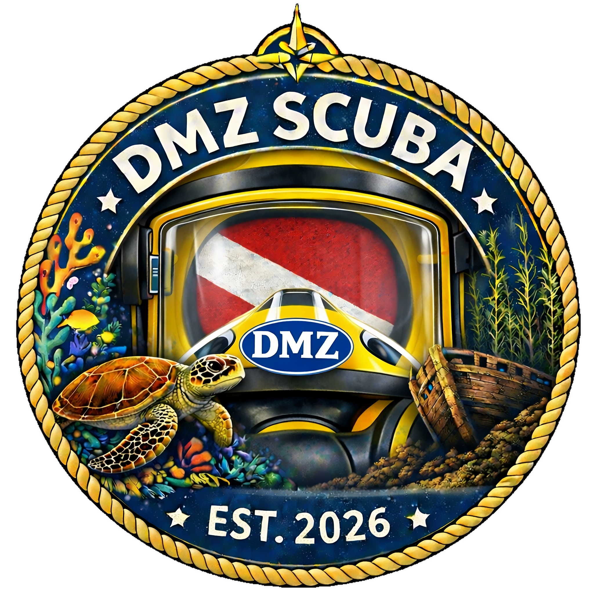 DMZ Scuba Logo
